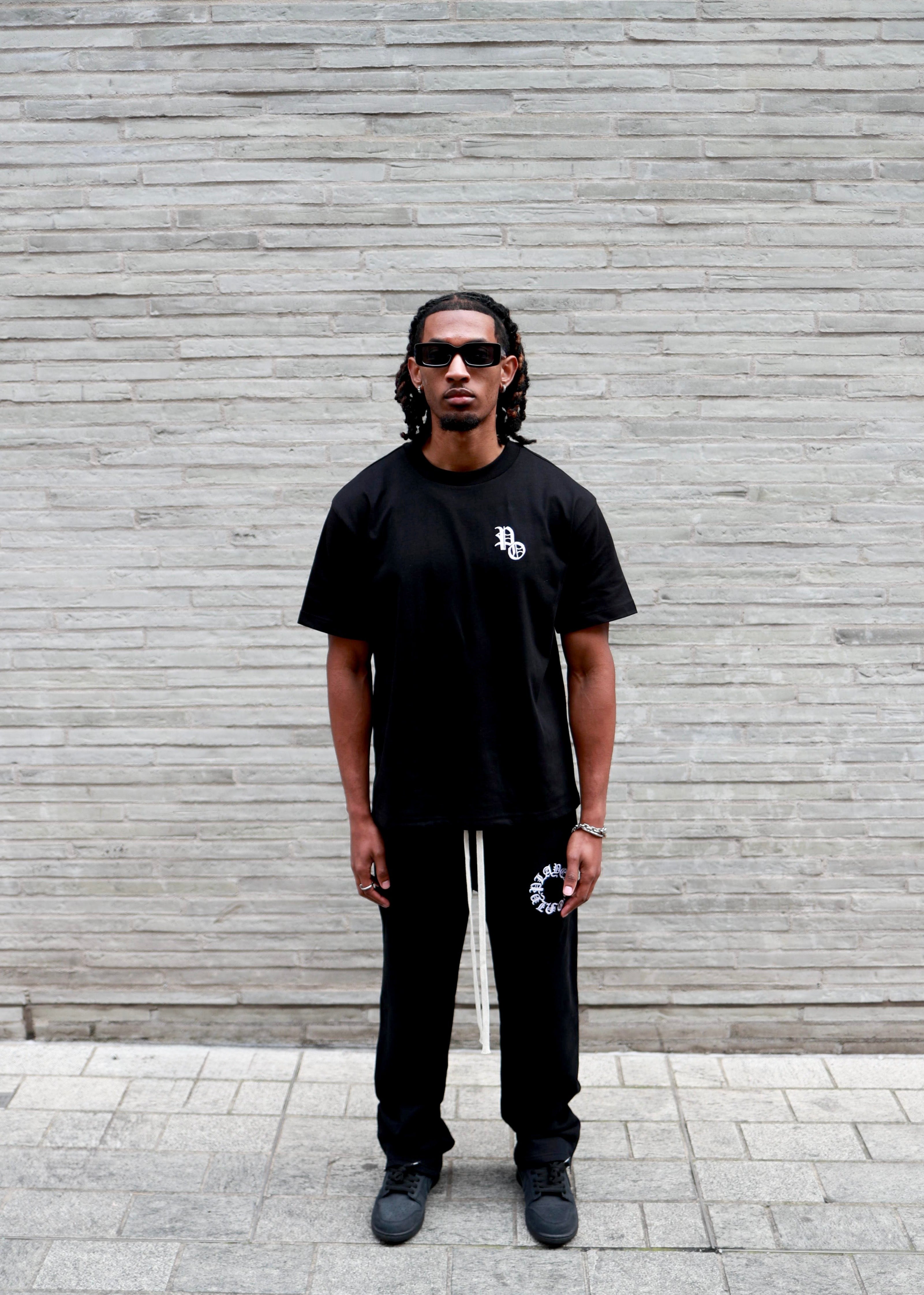 Players Only Embroidered Black T-Shirt